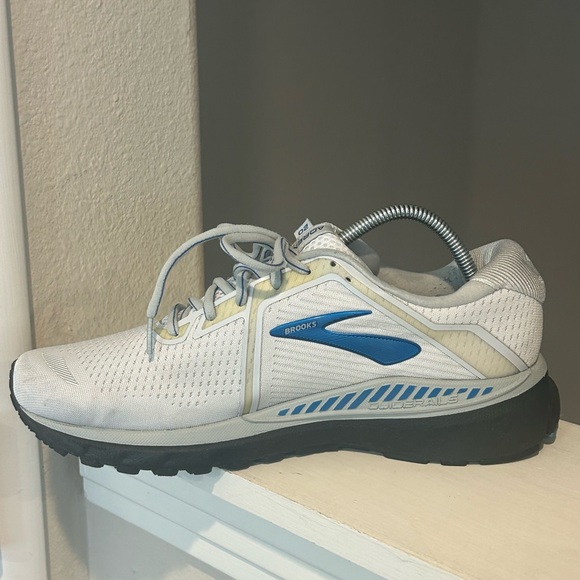 Brooks Shoes Mens 10.5 D White Lace Up GTS 20 Running Sneakers 1103071D135 Shoe - Picture 3 of 14